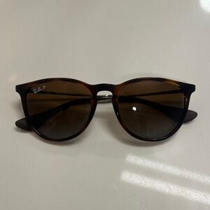Ray-Ban Brown Erika Classic Polarized Sunglasses